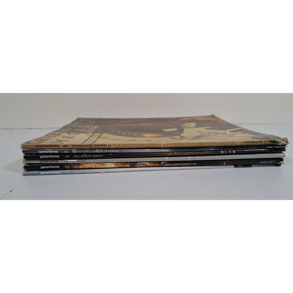 Game Informer Magazine Lot 6 Issues Bioshock Infinite COD Ghosts Shadow Mordor